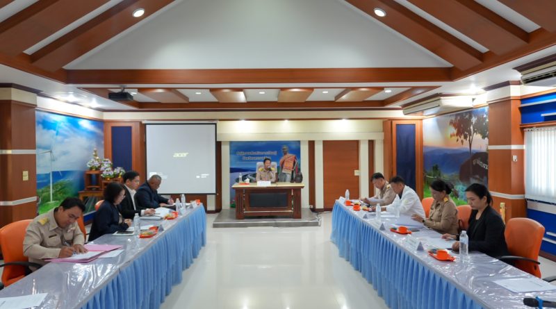 สกร.ประจำจังหวัดนครราชสีมา ประชุมวางแผนการดำเนินงานโครงการส่งเสริมหน้าที่พลเมืองที่ดีและประชาธิปไตยในสังคมไทย ระดับจังหวัด