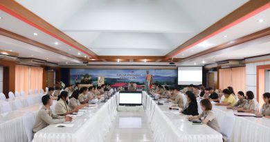 สกร.ประจำจังหวัดนครราชสีมา ประชุมขับเคลื่อนการปฏิบัติราชการติดตามผลการดำเนินงานของแต่ละกลุ่มงาน