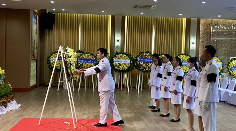 สกร.ประจำจังหวัดนครราชสีมา ร่วมพิธีวางพวงมาลาถวายราชสักการะ เนื่องในวันนวมินทรมหาราช 13 ตุลาคม 2569
