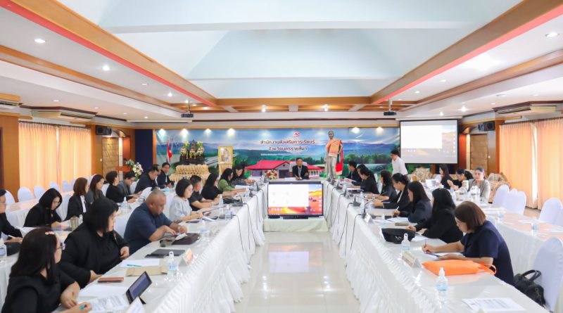 สกร.ประจำจังหวัดนครราชสีมา ประชุมข้อราชการ ติดตามการดำเนินงานและขับเคลื่อนภารกิจกรมส่งเสริมการเรียนรู้